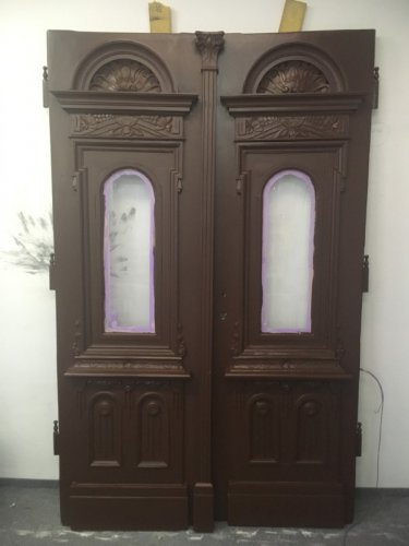 kazetové dveře po renovaci