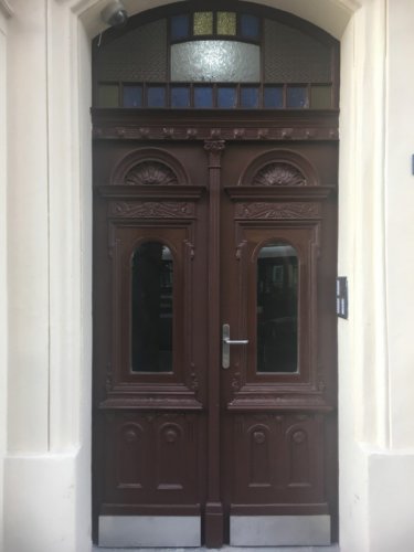 kazetové dveře po renovaci