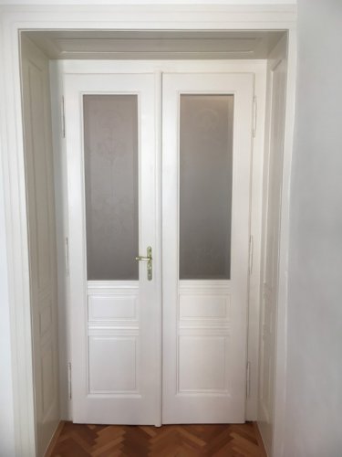 kazetové dveře po renovaci