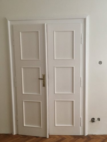 kazetové dveře po renovaci