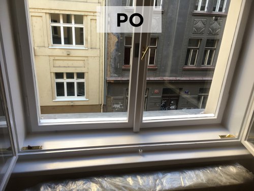 Renovace špaletového okna plná renovace - okno po renovaci