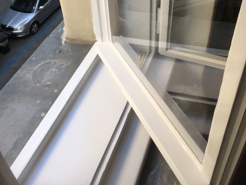 Renovace špaletového okna plná renovace - okno po renovaci